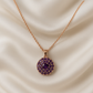 Zelra Royal Radiance Amethyst Pendant Necklace