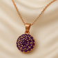 Zelra Royal Radiance Amethyst Pendant Necklace