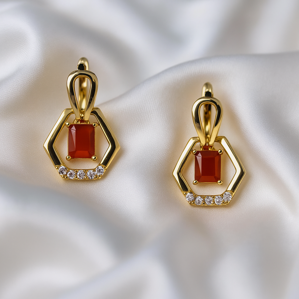 Zelra COMBO - Heart Magnetic Rose Gold Western Diamond Pendants Chain With Pendant Bracelet Earing And Ring