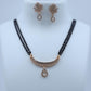 Zelra Fancy AD Mangalsutra Designer Mangalsutra With Earing For Women