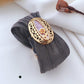 Elegant Gold-Plated Mesh Bracelet with Floral Stone Design